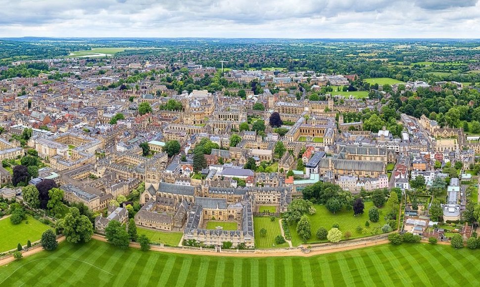 Oksfordo universiteto panorama