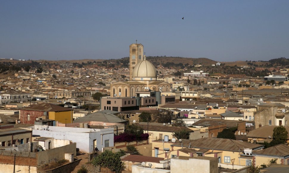 Eritrėjos modernistinė architektūra išlikusi po kolonizatorių italų