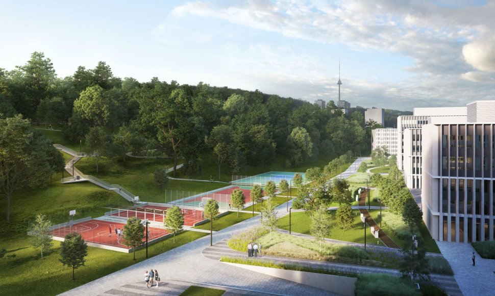 Būsimasis „Business Garden Vilnius“ 