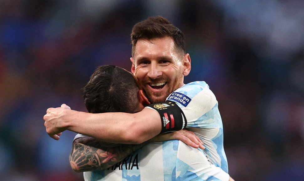 Angelis Di Maria ir Lionelis Messi