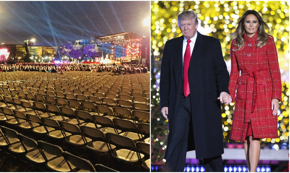 Eglės įžiebimo šventėje Vašingtone – šimtai tuščių kėdžių