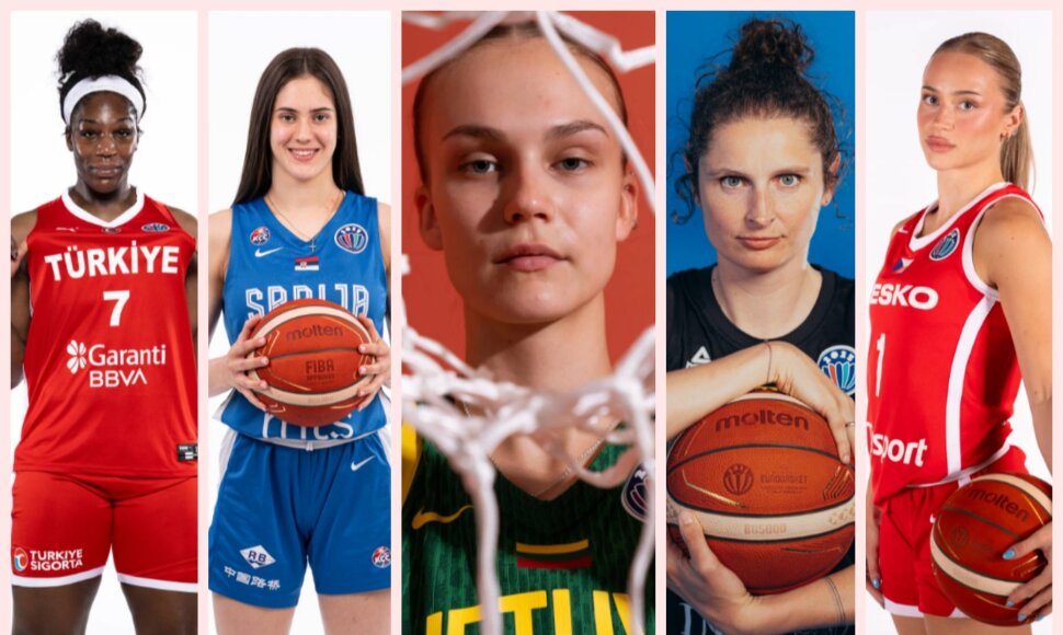Trečiadienį prasideda Europos moterų krep&scaron;inio čempionatas
