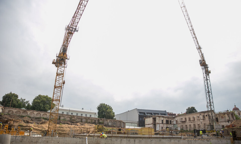 „Misionierių sodų“ projekto statybos