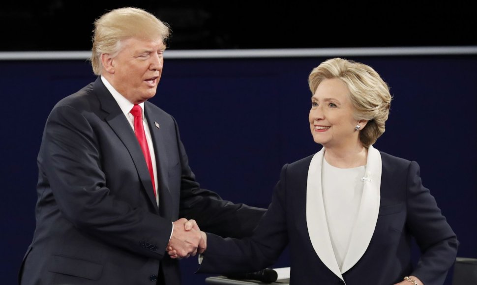 Donaldo Trumpo ir Hillary Clinton antrieji debatai