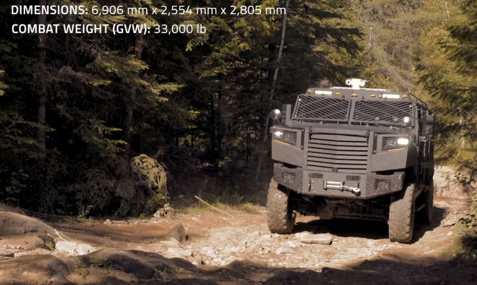 „Inkas Armored Vehicle Manufacturing“ sukūrė šarvuotą visureigį sunkvežimį „Superior“.