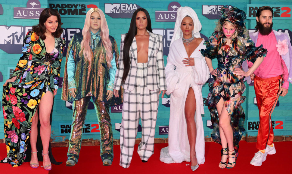 MTV Europos muzikos apdovanojimų svečiai: Lana Del Rey, Kesha, Demi Lovato, Rita Ora, Petite Meller ir Jaredas Leto