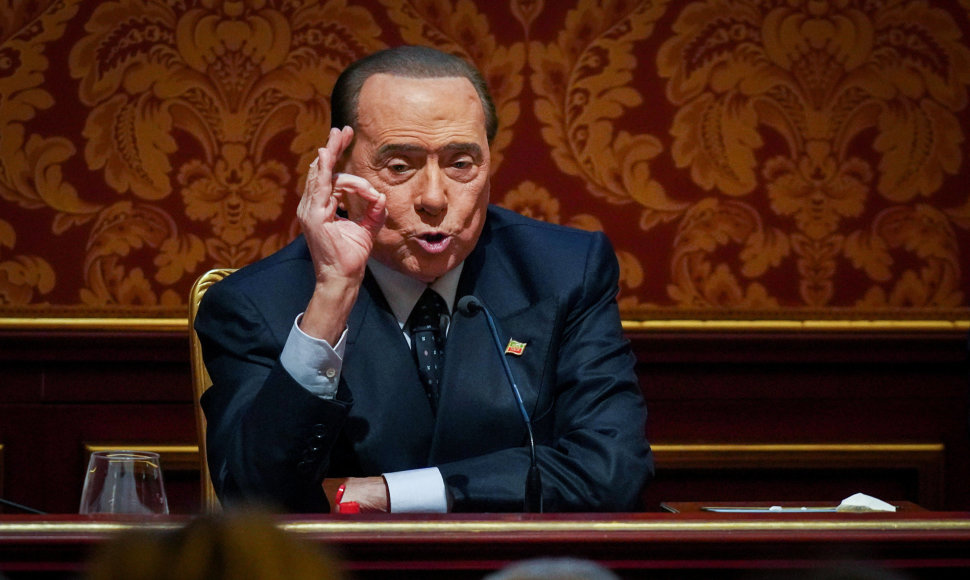 Buvęs Italijos ministras pirmininkas Silvio Berlusconi 