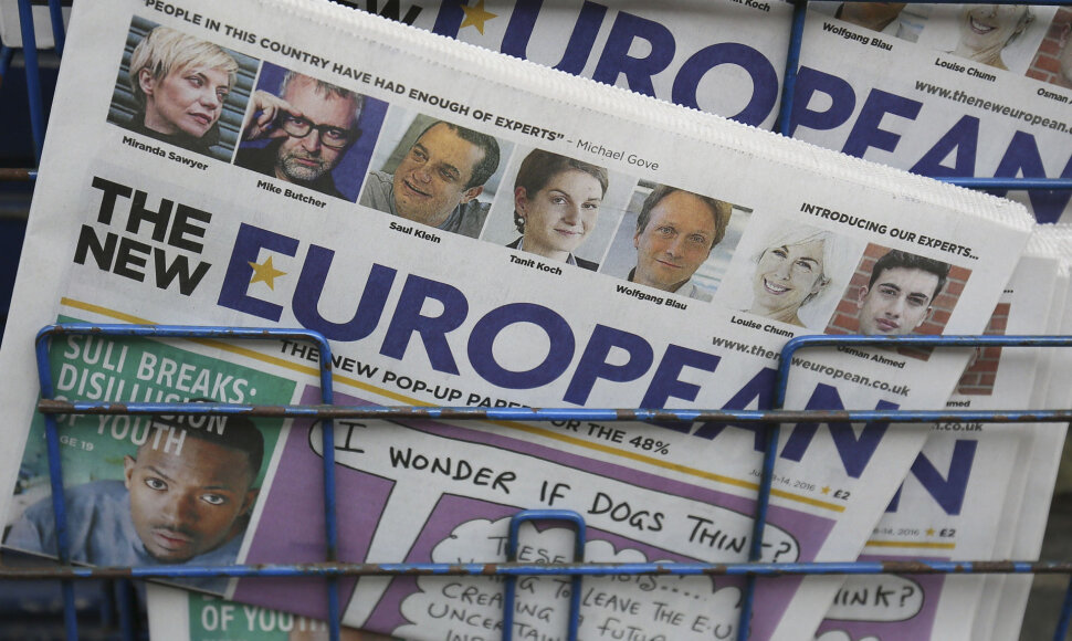 Laikra&scaron;tis &bdquo;The New European&ldquo;