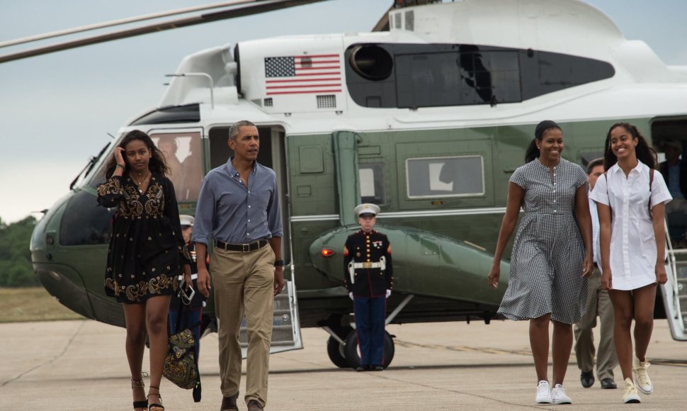 Paskutinės Obamų šeimos atostogos