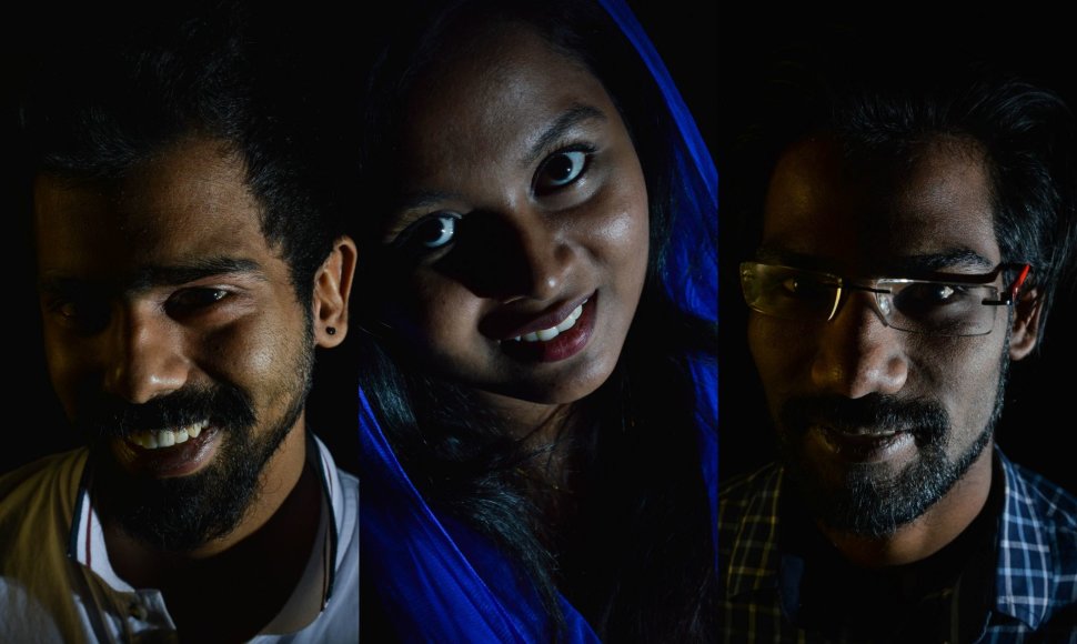 KTU studentų iš Indijos portretų paroda