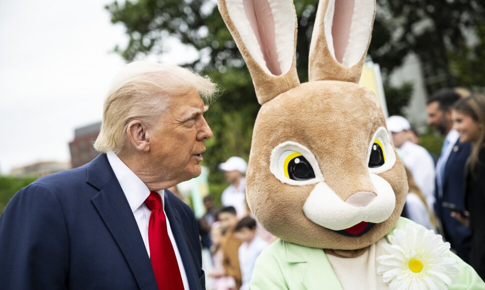 Donaldas Trumpas / Graeme Sloan - Pool via CNP / picture alliance / Consolidated News Photos