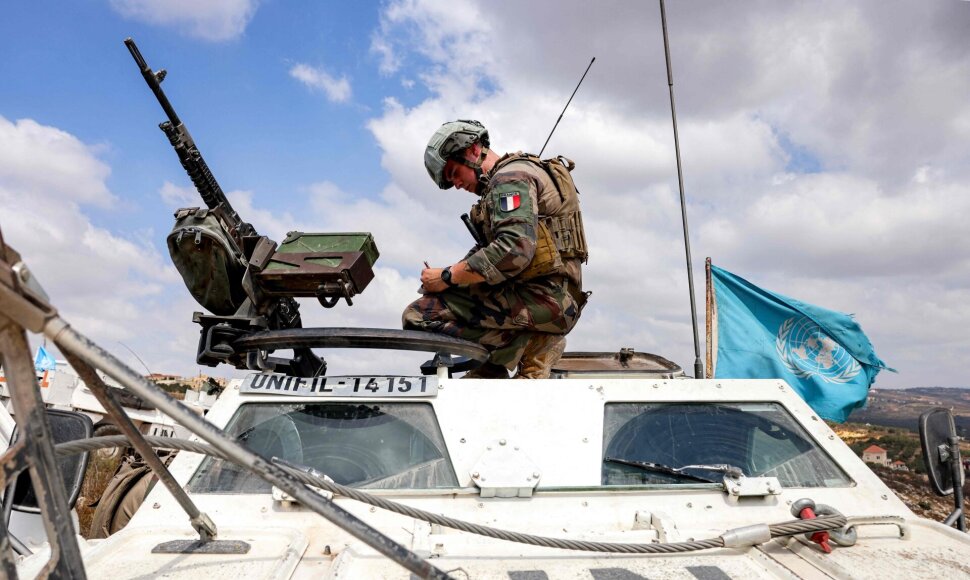 JT taikdariai Libane / ANWAR AMRO / AFP