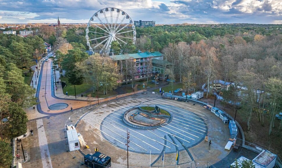 Palanga &scaron;iemet kalėdiniu laikotarpiu turės ledo areną