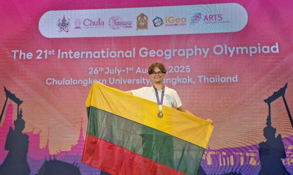 Pasaulinės georgrafijos olimpiados apdovanojimų ceremonija