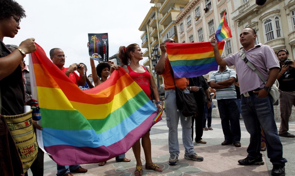 Homoseksualų teisių gynėjai Havanoje