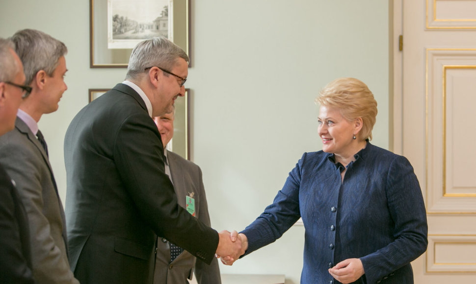 Audrius Siaurusevičius ir Dalia Grybauskaitė