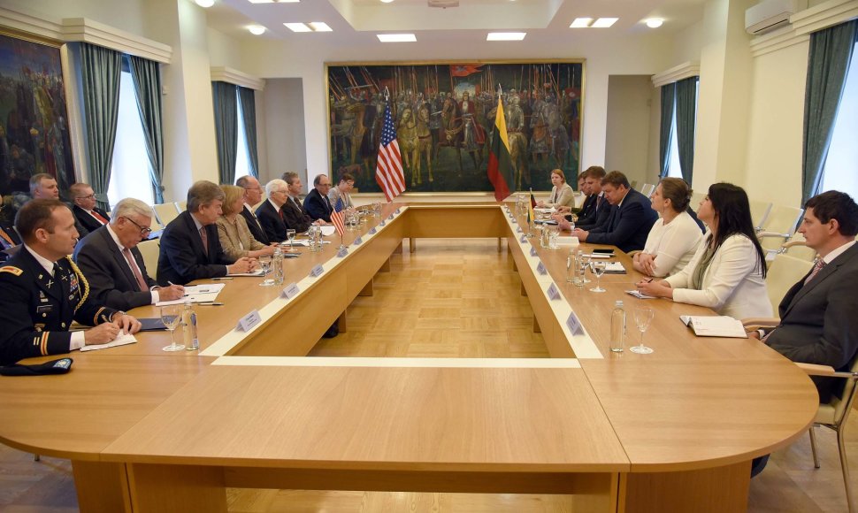 Raimundas Karoblis susitiko su JAV kongresmenais