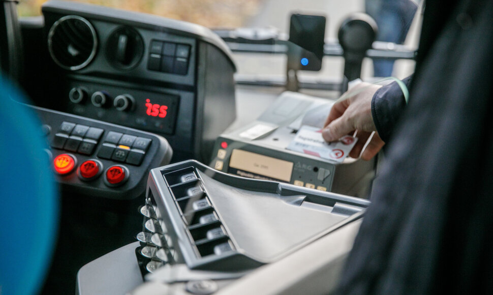 Elektrinio autobuso pristatymas