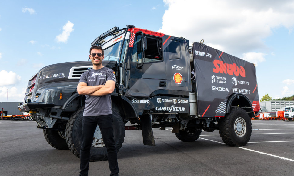 Vaidotas Žala Dakare startuos sunkvežimiu „Iveco“