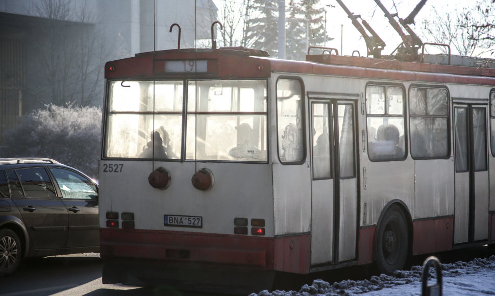 Viešasis transportas per šalčius