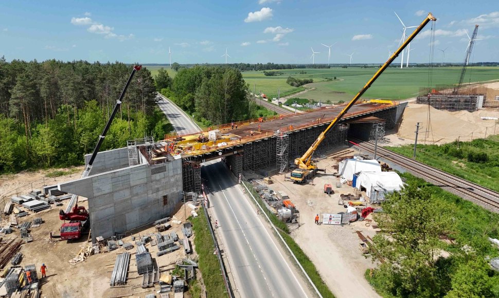 Rail Baltica sankasos statybų darbai