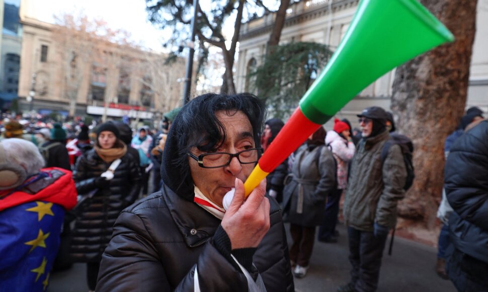 Protestai Sakartvele