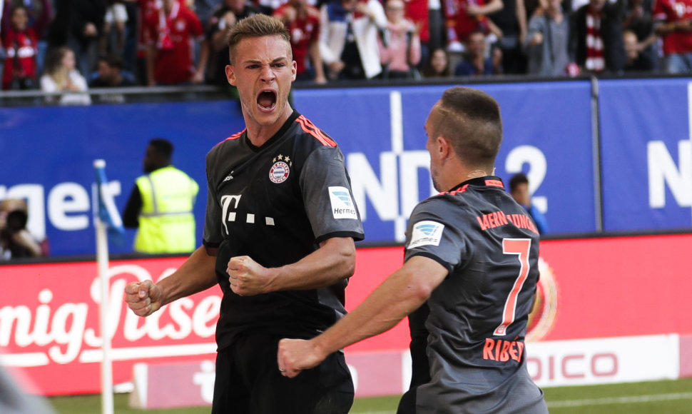 Joshua Kimmichas išplėšė „Bayern“ pergalę