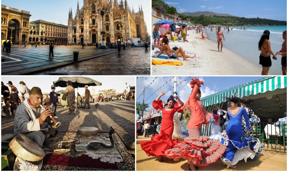 Ispanija, Italija ar Marokas – kur vyksite šį rudenį?