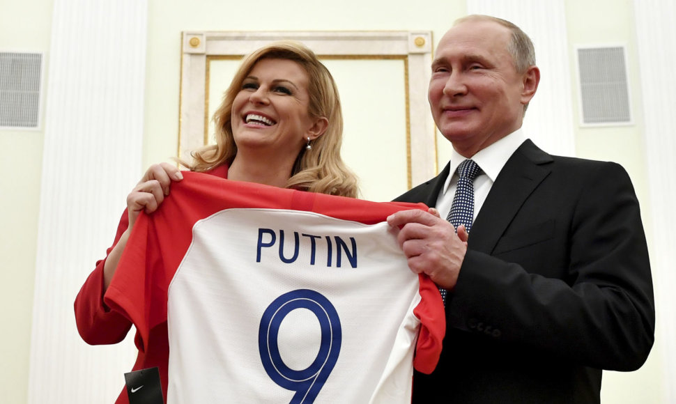 Kroatijos prezidentė ir Vladimiras Putinas