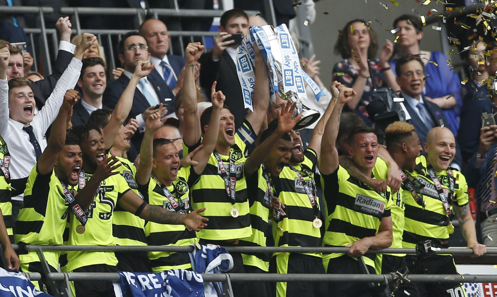 „HUddersfield“ futbolininkų triumfas