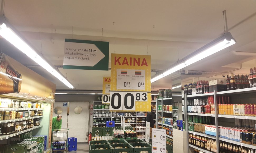 Prekybininkų gudravimai parduodant alkoholį