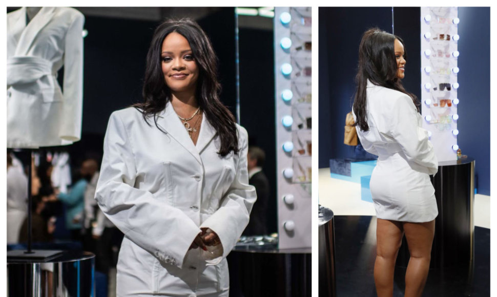 Rihanna Paryžiuje pristatė savo drabužių kolekciją