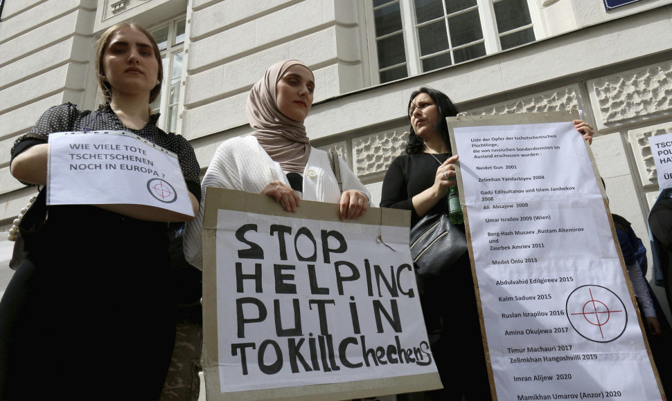 Čečėnų protestas Vienoje