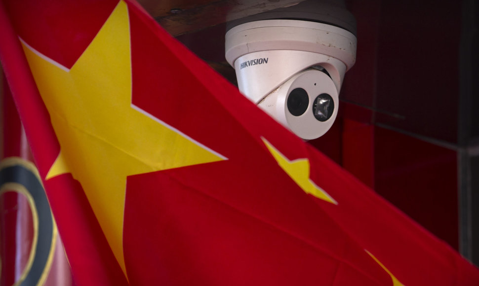„Hikvision“ stebėjimo kamera Kinijoje