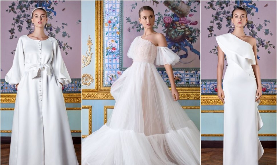 Agnės Deveikytės 2020 m. vestuvinių suknelių kolekcijos modeliai