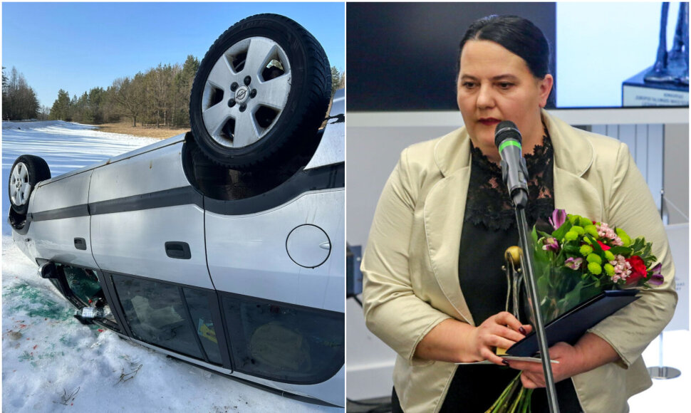 Vilma Danauskienė pateko į avariją