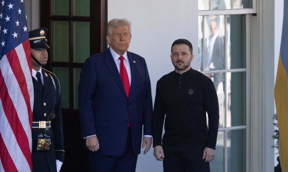 D. Trumpas ir V. Zelenskis / Hu Yousong / ZUMAPRESS.com