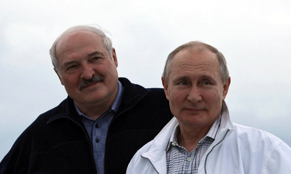 Vladimiro Putino ir Aliaksandro Lukašenkos susitikimas Sočyje
