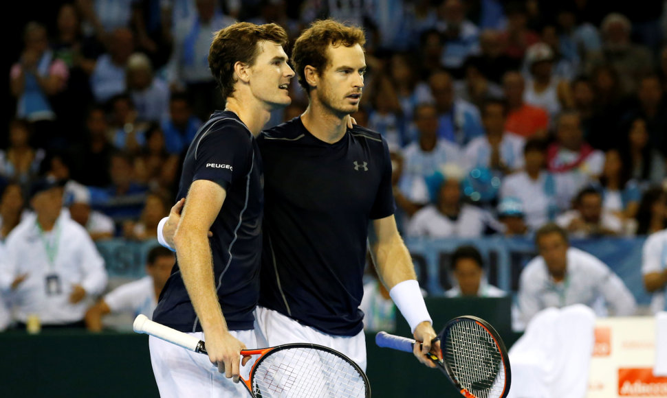 Jamie ir Andy Murray