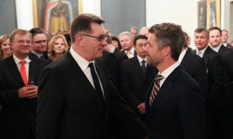 Algirdas Butkevičius ir Danijos princas Frederikas