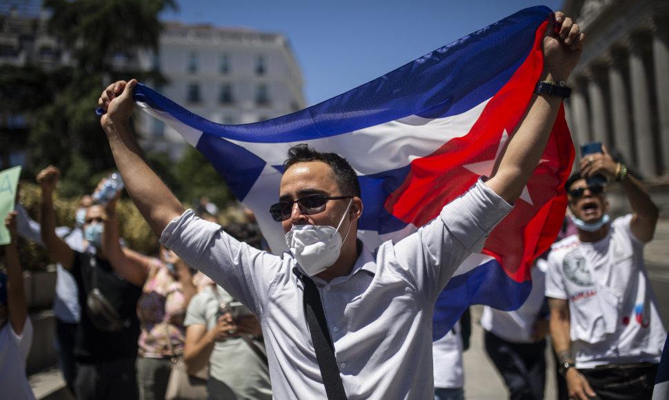 Protestai Kuboje