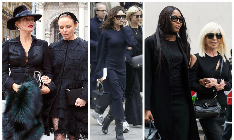 Stella McCartney su Kate Moss, Victoria Beckham ir Naomi Campbell su Donatella Versace