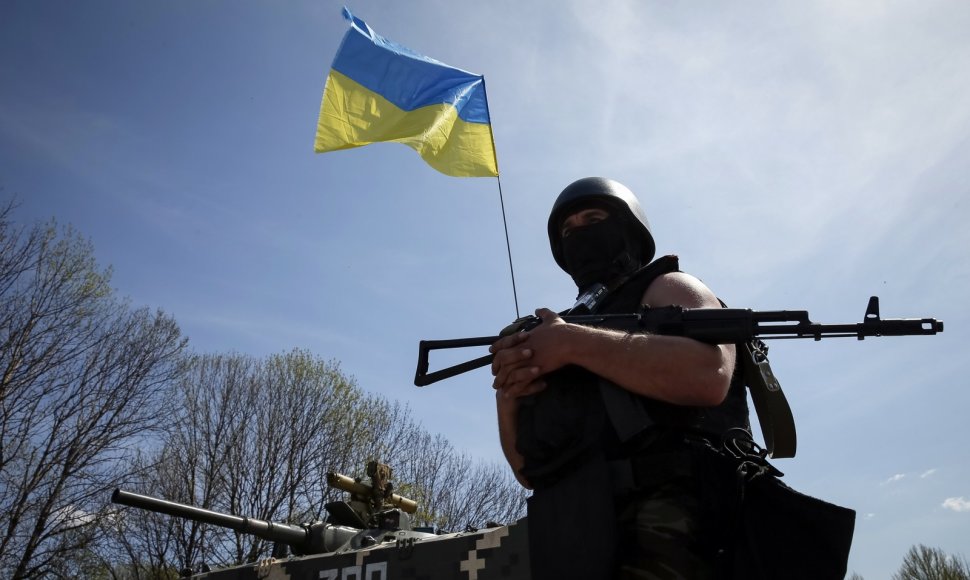 Ukrainos kariai budi netoli Slovjansko