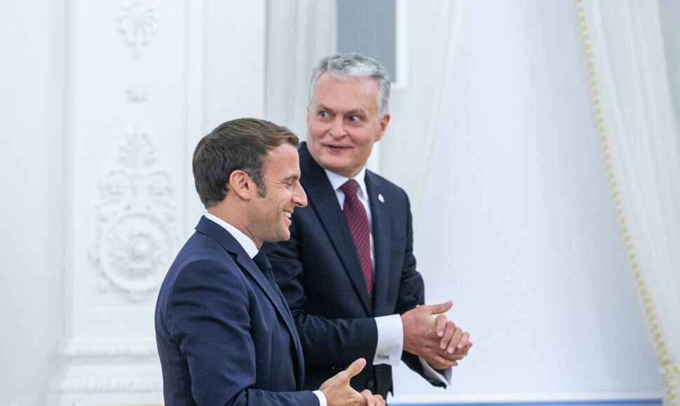 Emmanuelis Macronas ir Gitanas Nausėda