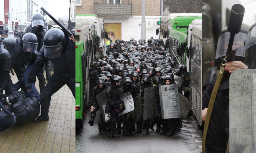 Baltarusijoje žiauriai buvo dorojamasi su protestuotojais