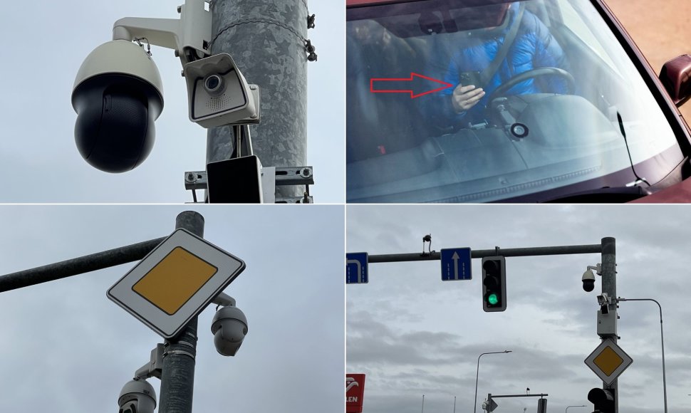 Vilniaus mieste kameros stebi vairuotojus ir fiksuoja jų pažeidimus