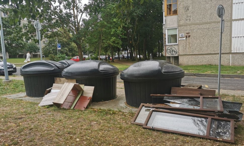 Didelių gabaritų atliekos Vilniaus mieste