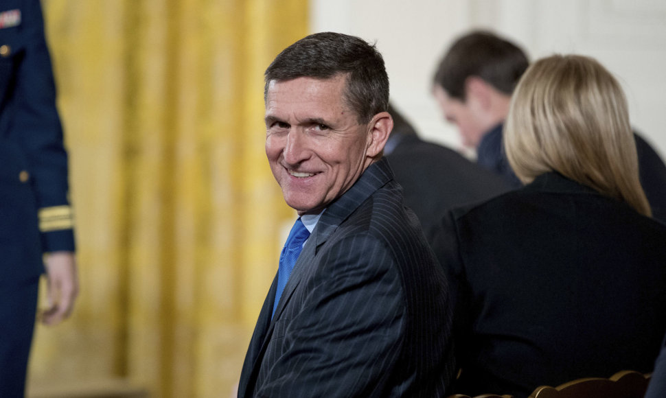 D.Trumpo patarėjas nacionalinio saugumo klausimais Michaelas Flynnas.