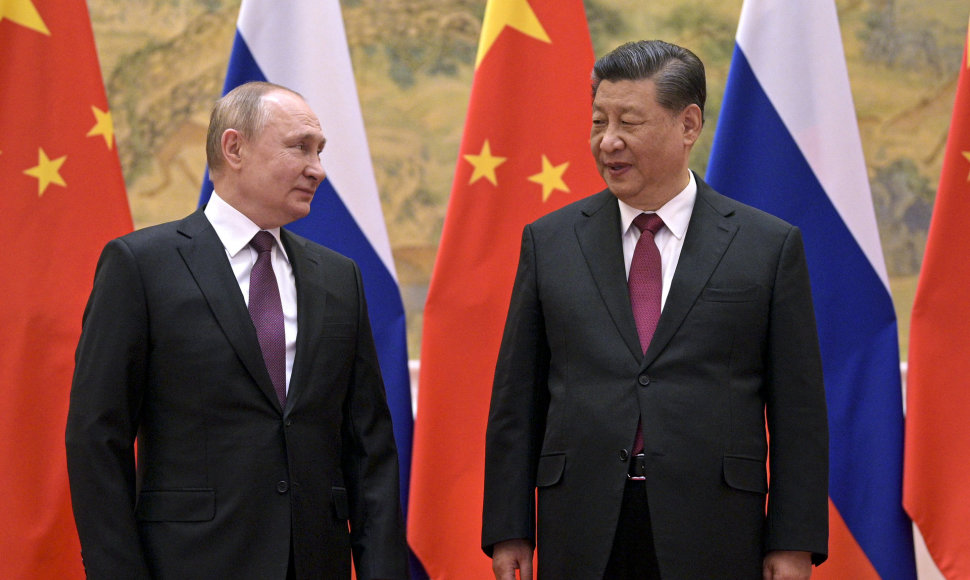 Vladimiras Putinas ir Xi Jinpingas