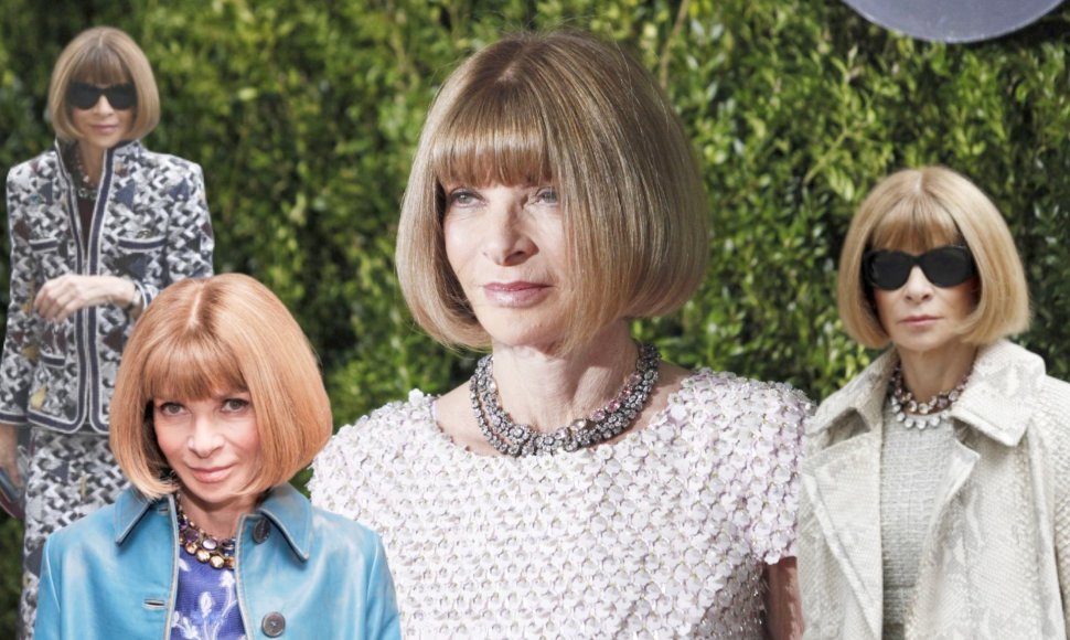 „Vogue“ redaktorė Anna Wintour